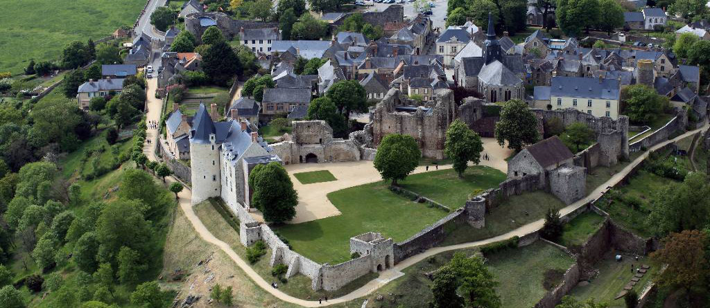 Le château vu du ciel